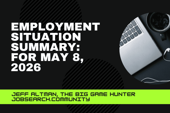 Employment Situation Summary May 8 2026 Employment Situation Summary May 8 2026