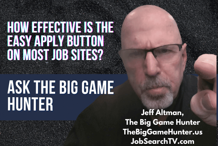 How Effective Is The Easy Apply Button On Most Job Sites?