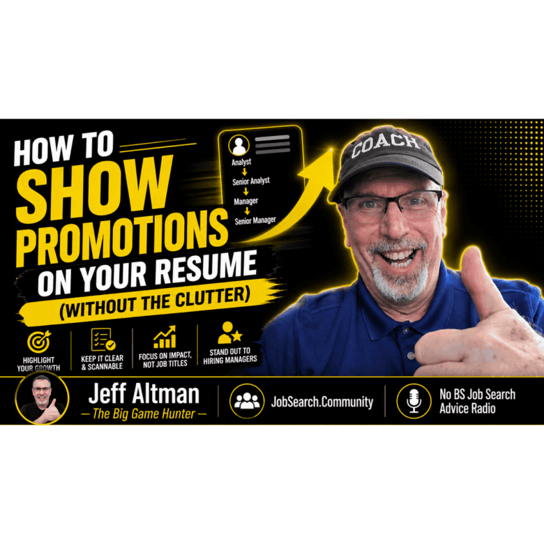 How to Show Promotions on Your Resume (Without the Clutter)