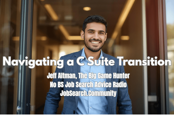 Navigating a C Suite Transition Navigating a C Suite Transition