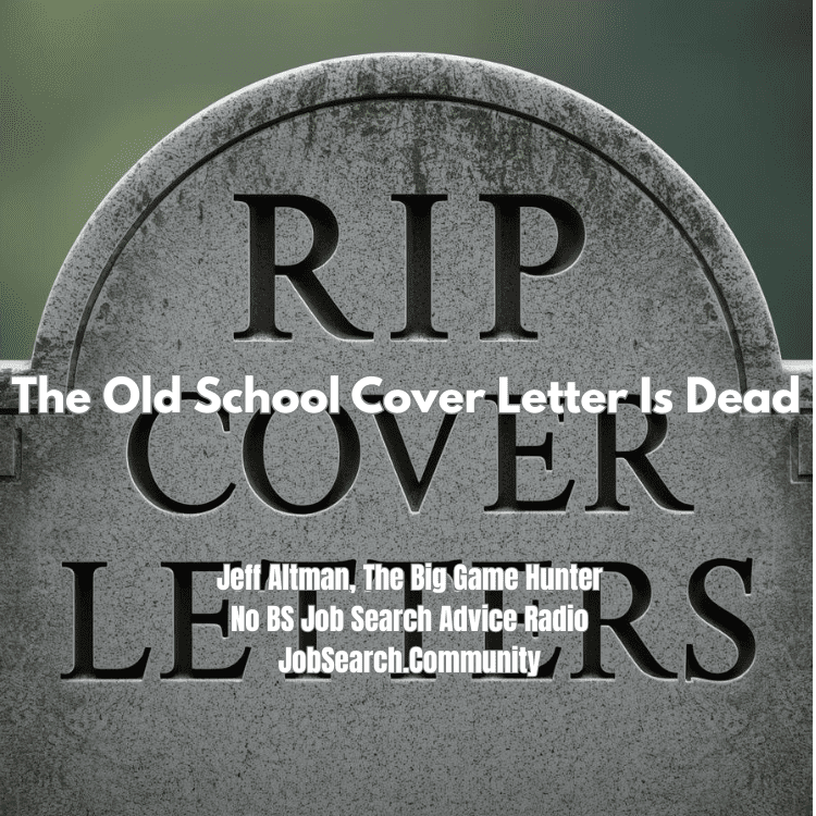 The Old School Cover Letter Is Dead The Old School Cover Letter Is Dead